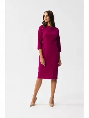 Dámské šaty STYLOVE S350 PLUM
