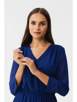 Dámské šaty STYLOVE S354 ROYAL BLUE