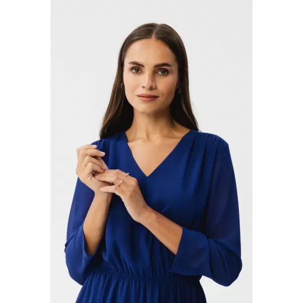  Dámské šaty STYLOVE S354 ROYAL BLUE 