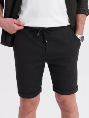 Pánské kraťasy OMBRE OM-SRCS-0170 BLACK