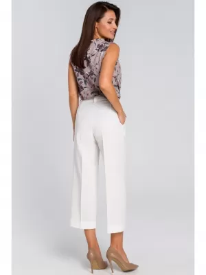 Dámské kalhoty STYLOVE S139 ECRU