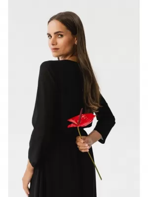 Dámské šaty STYLOVE S354 BLACK