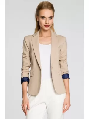 Dámské sako MOE M243 BEIGE