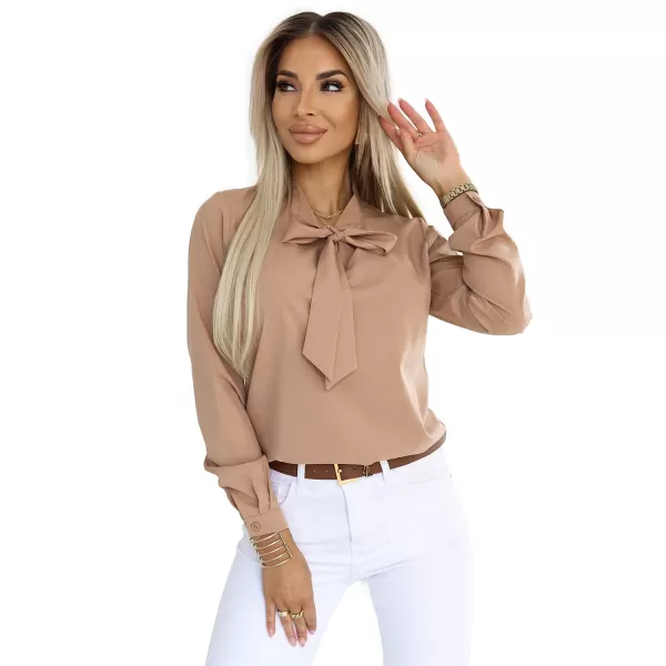  Dámská halenka NUMOCO 140-27 MOCHA MOUSSE 