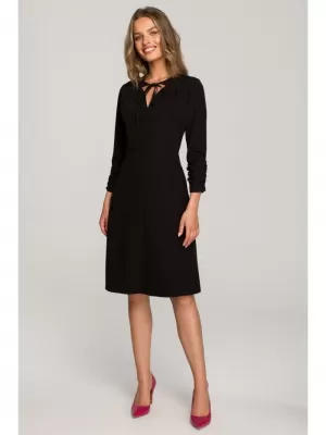 Dámské šaty STYLOVE S325 BLACK