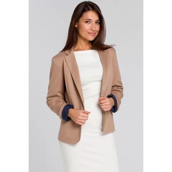  Dámské sako STYLOVE S154 BEIGE 