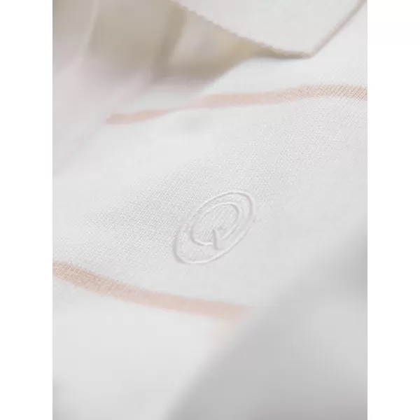  Pánské triko s límečkem OMBRE OM-POSS-0145 WHITE AND BEIGE 