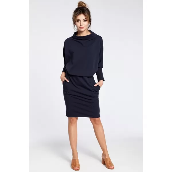  Dámské šaty BEWEAR B032 NAVY BLUE 