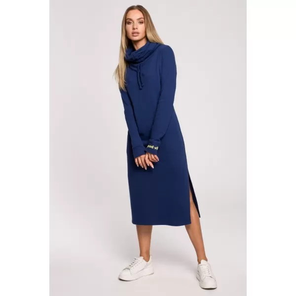  Dámské šaty MOE M622 DEEP BLUE 