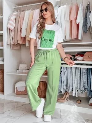 Dámské kalhoty DSTREET DRESSANIK ZELENÁ