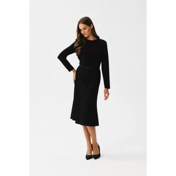  Dámské šaty STYLOVE S347 BLACK 
