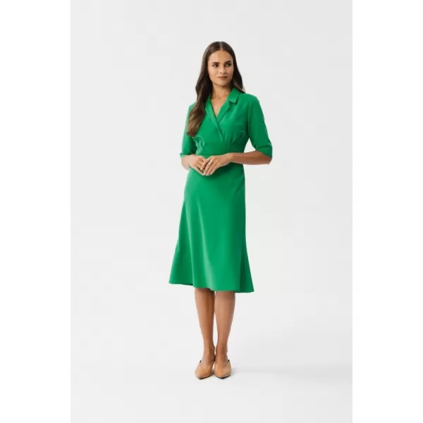  Dámské šaty STYLOVE S348 GREEN 