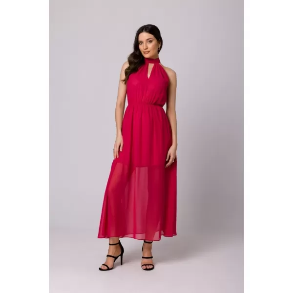  Dámské šaty MAKOVER K169 FUCHSIA 