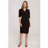 Dámské šaty STYLOVE S313 BLACK