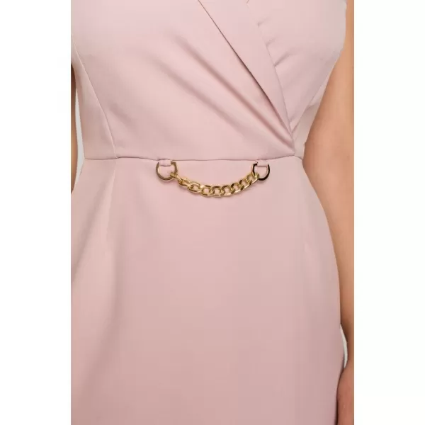  Dámské šaty MAKOVER K149 CREPE PINK 