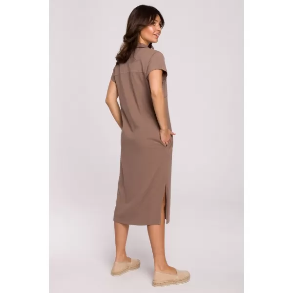 Dámské šaty BEWEAR B222 COCOA 