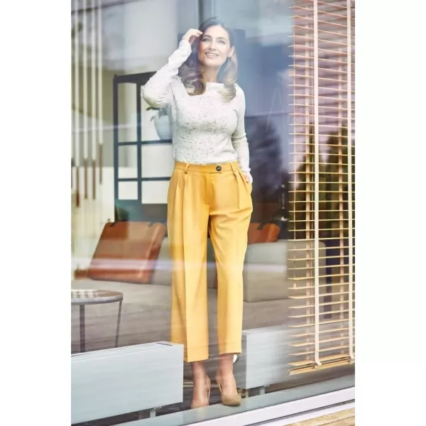  Dámské kalhoty STYLOVE S139 YELLOW 