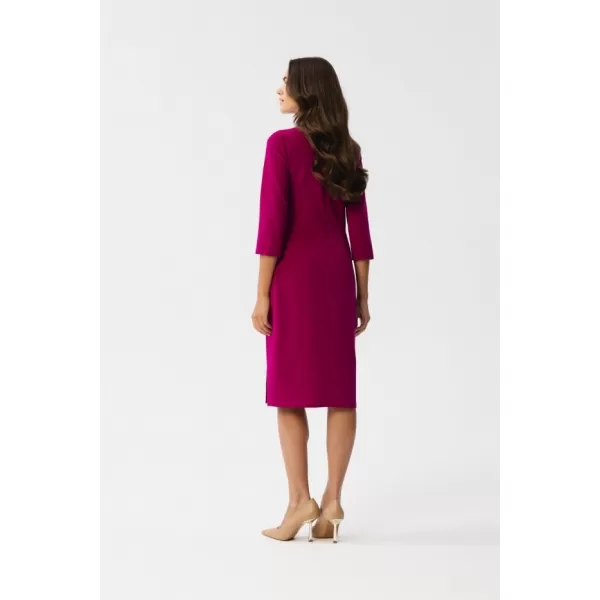  Dámské šaty STYLOVE S350 PLUM 