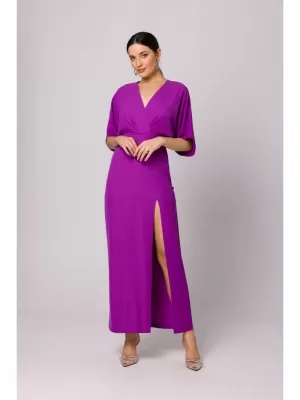 Dámské šaty MAKOVER K163 LAVENDER