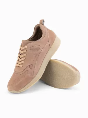 Pánské boty OMBRE OM-FOSL-0205 BEIGE