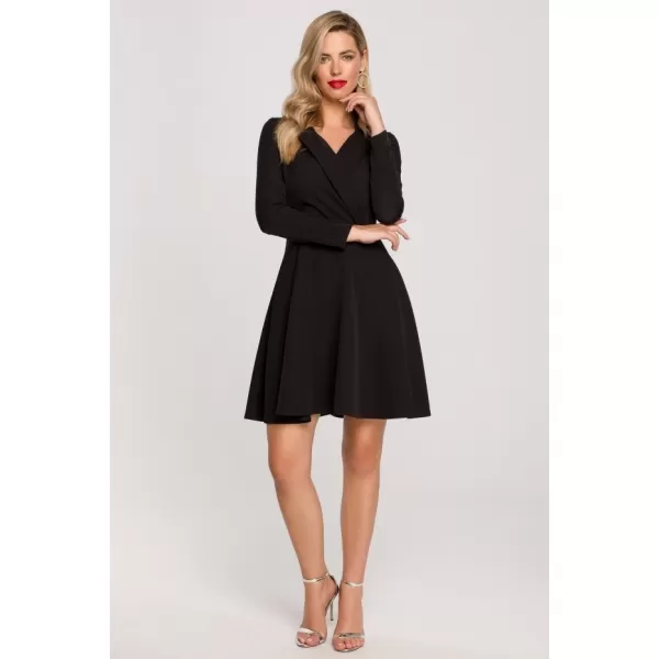  Dámské šaty MAKOVER K138 BLACK 