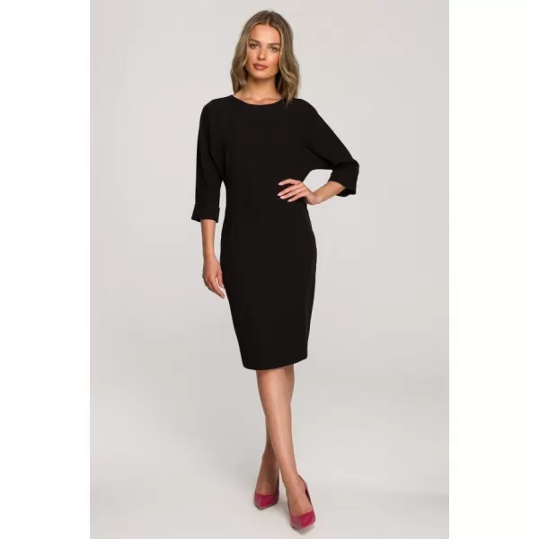  Dámské šaty STYLOVE S324 BLACK 