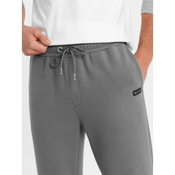 Pánské tepláky OMBRE OU-PSBC-0100 GREY 