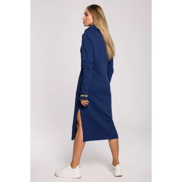  Dámské šaty MOE M622 DEEP BLUE 