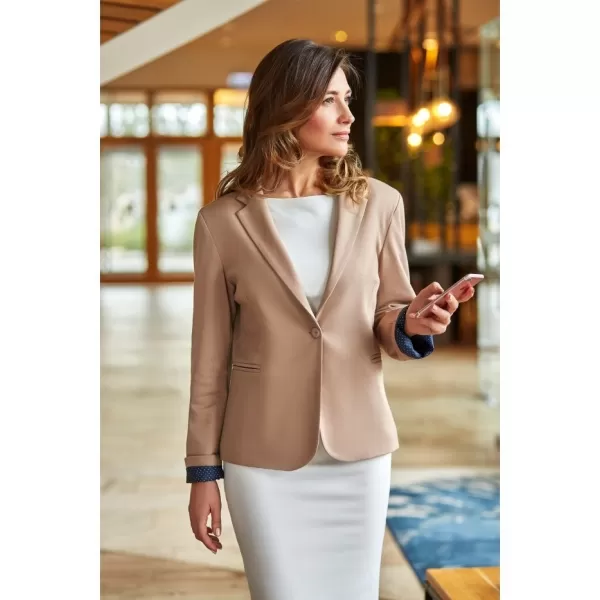  Dámské sako STYLOVE S154 BEIGE 