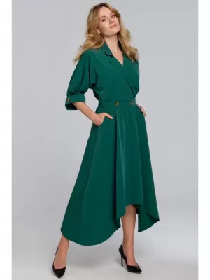 Dámské šaty MAKOVER K086 GREEN