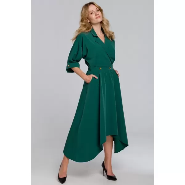  Dámské šaty MAKOVER K086 GREEN 