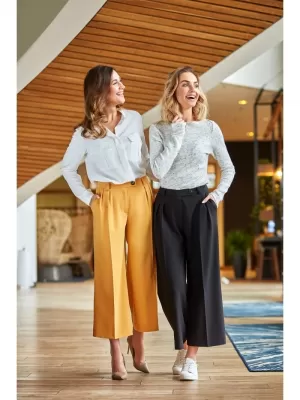 Dámské kalhoty STYLOVE S139 YELLOW