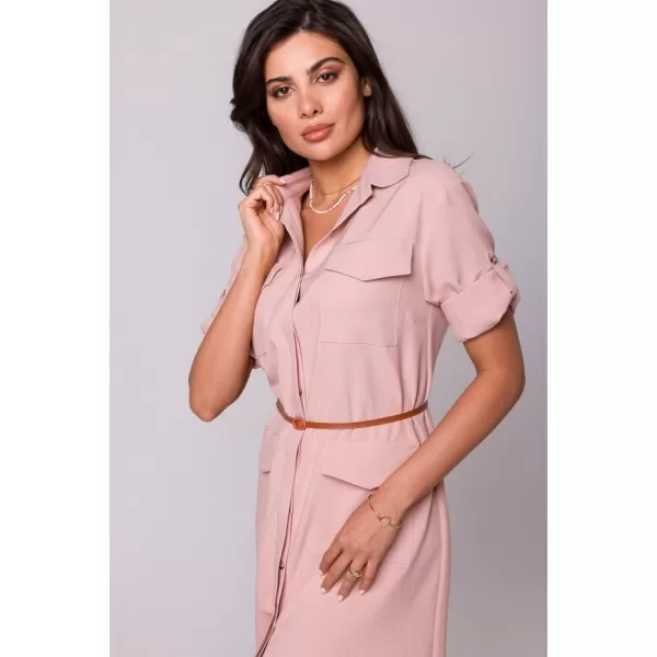  Dámské šaty BEWEAR B258 PINK 