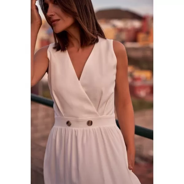  Dámské šaty STYLOVE S224 ECRU 