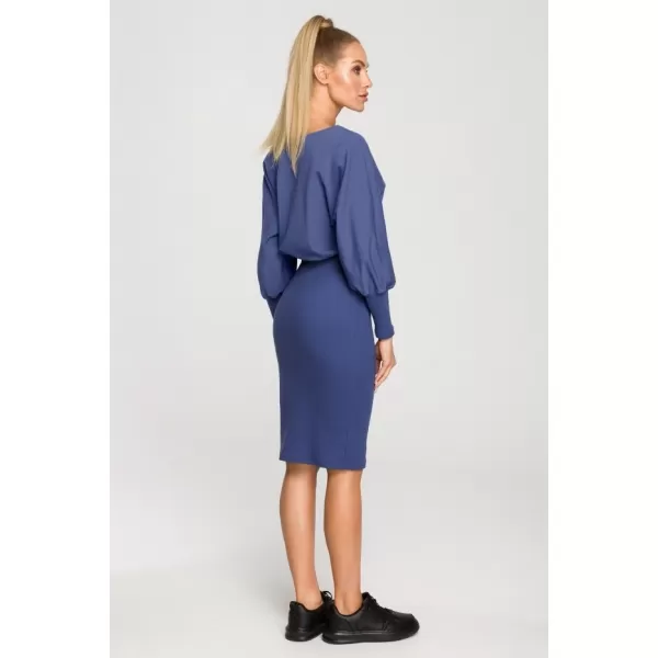  Dámské šaty MOE M690 INDIGO 