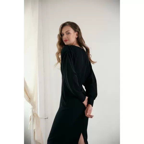  Dámské šaty MAKOVER K143 BLACK 