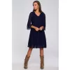 Dámské šaty STYLOVE S236 NAVY BLUE
