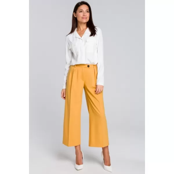  Dámské kalhoty STYLOVE S139 YELLOW 
