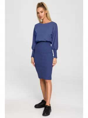 Dámské šaty MOE M690 INDIGO