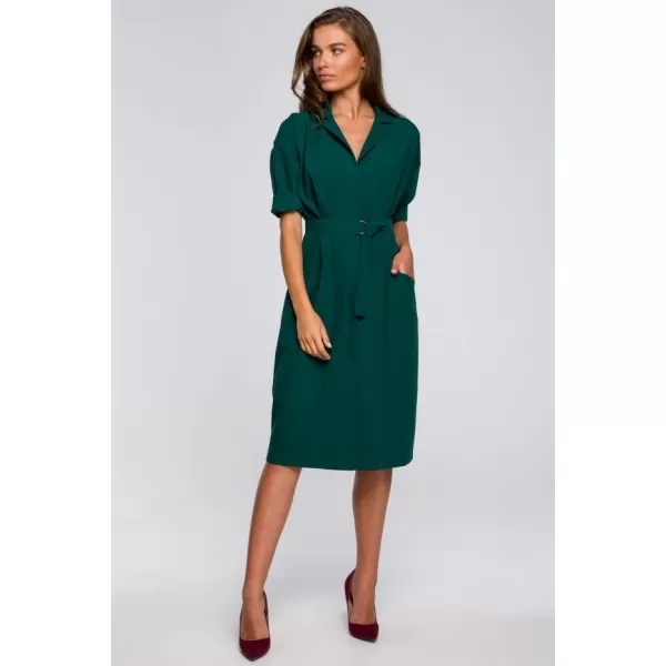  Dámské šaty STYLOVE S230 GREEN 