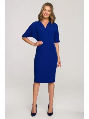 Dámské šaty STYLOVE S313 ROYAL BLUE