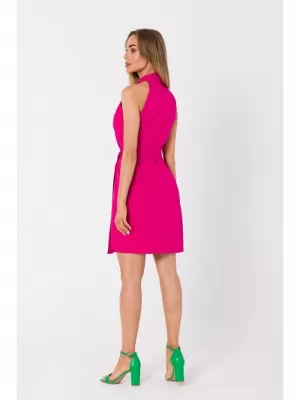 Dámské šaty MOE M747 FUCHSIA