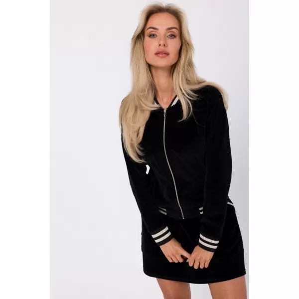  Dámská mikina MOE M766 BLACK 