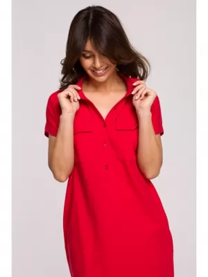 Dámské šaty BEWEAR B222 RED