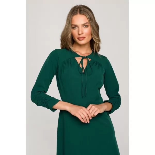  Dámské šaty STYLOVE S325 GREEN 