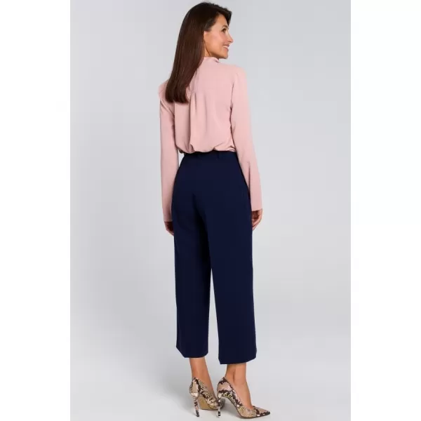  Dámské kalhoty STYLOVE S139 NAVY BLUE 