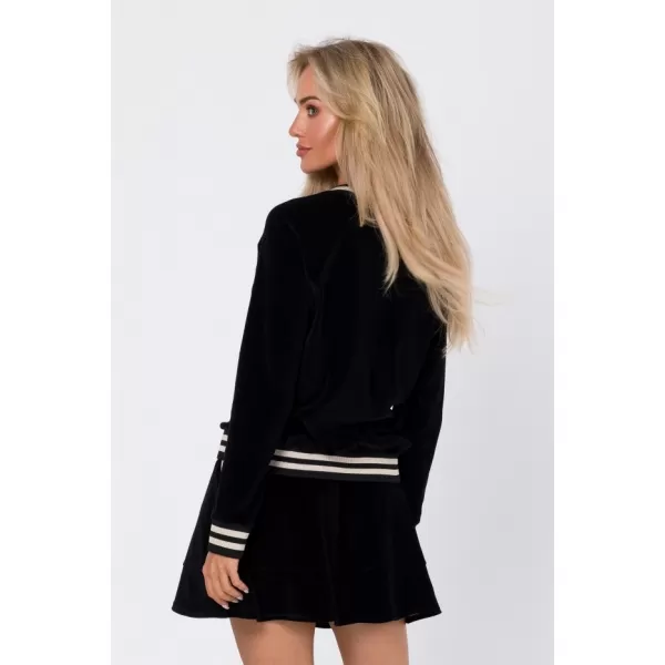  Dámská mikina MOE M766 BLACK 
