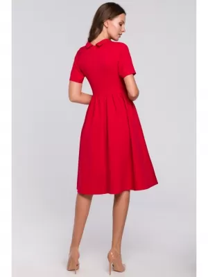 Dámské šaty MAKOVER K028 RED