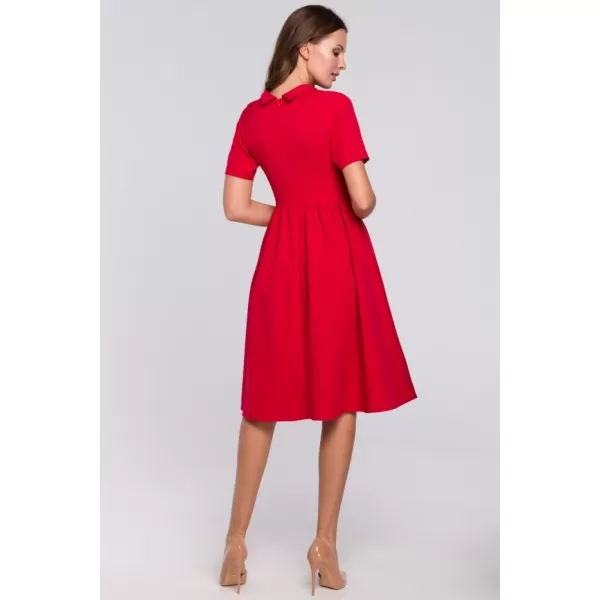  Dámské šaty MAKOVER K028 RED 