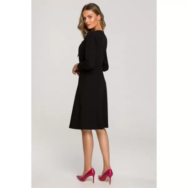 Dámské šaty STYLOVE S325 BLACK 